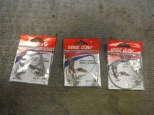 Lot of 3 six packs of Eagle Claw HD wire lead...