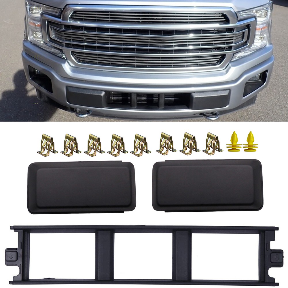 2018-2020 Ford F150 Black Lower Grille Trim Panel Front Bumper Insert Cover
