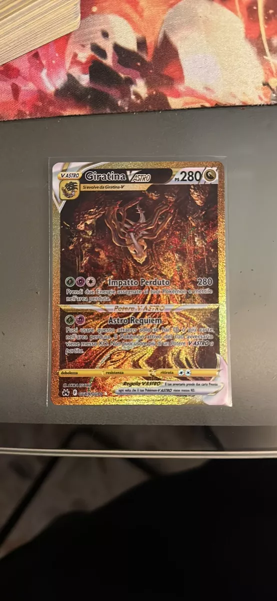 Pokémon TCG Giratina VStar GG69/GG70 Gold Alt Art - Crown Zenith