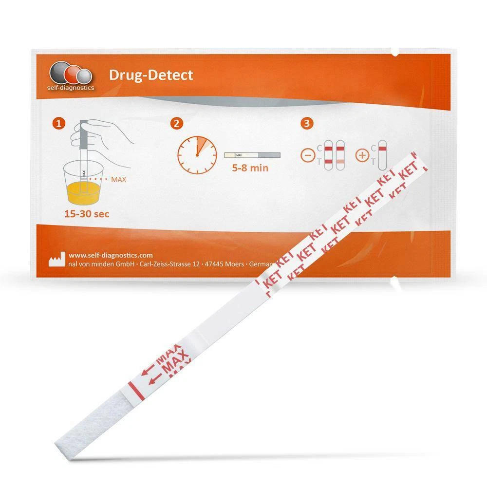 self-diagnostics Ketamin (KET) 1000 ng/ml Drogenschnelltest - 10 Teststreifen
self-diagnostics Ketamin (KET) 1000 ng/ml Drogenschnelltest - 10 Teststreifen