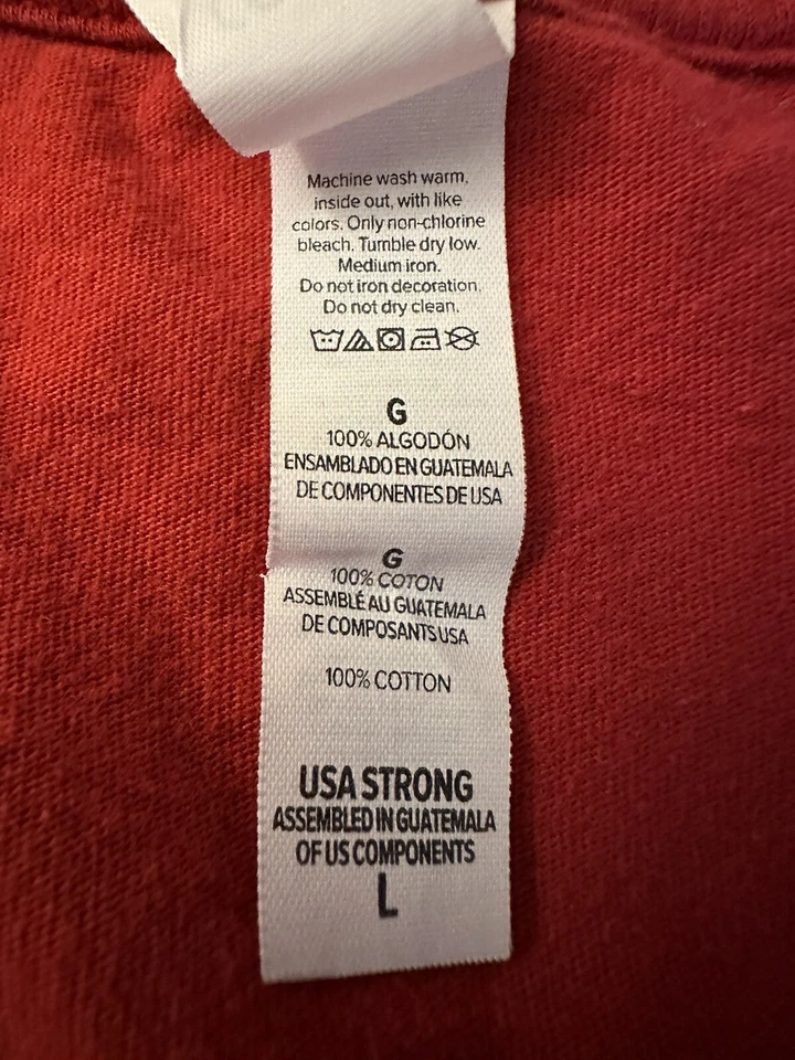 Richmond Spiders T Shirt Large Red Crew Neck Short Sleeve - Image 3 of 4