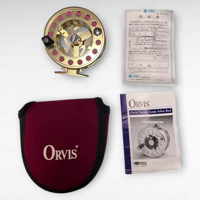 【正規品直輸入】 Orvis Vortex Large Arbor Reel 7/8 - Excellent Condition, No その他