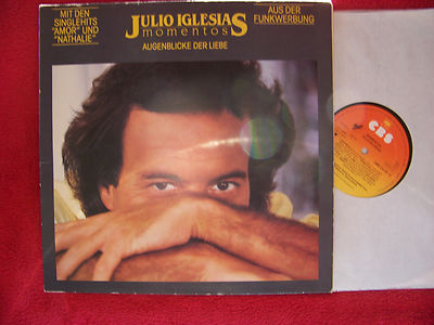Julio Iglesias - Momentos   Augenblicke der Liebe    CBS  LP im FOC