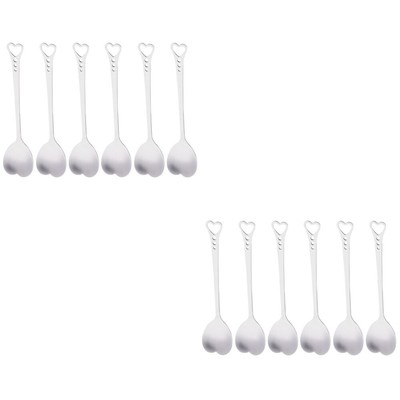 12 Pcs Tee Löffel Für Heißen Tee Edelstahl Kaffee Rühren Löffel