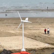 3KW 110V 220V Horizontal Wind Power Generator Windmill On/Off Grid Wind Turbine