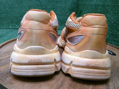 Axel Arigato Womens Marathon Dip-Dye Runner Orange Cream