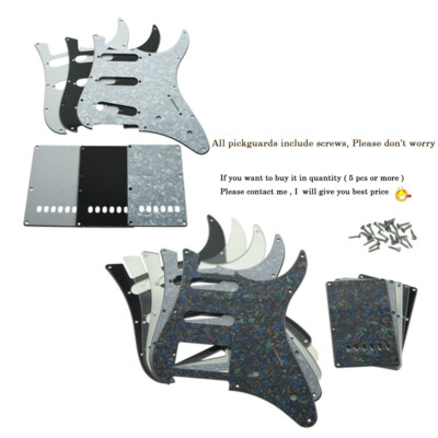 Guitar HSS/SSS Pickguard Back Plate  Fits Yamaha PACIFICA Guitar Various Colors