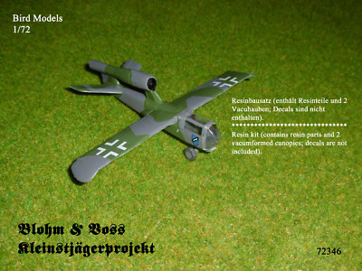 Blohm & Voss Kleinstjägerprojekt   1/72 Bird Models Resinbausatz / resin kit