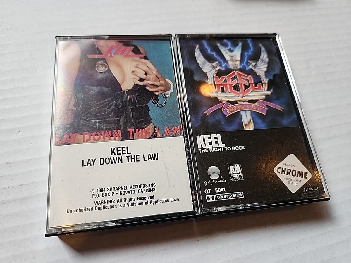 紙ジャケ KEEL / LAY DOWN THE LAW 紙ジャケット仕様 国内盤