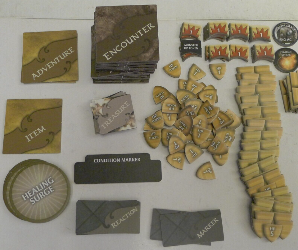 Dungeons & Dragons Castle Ravenloft Board Game Game Pieces