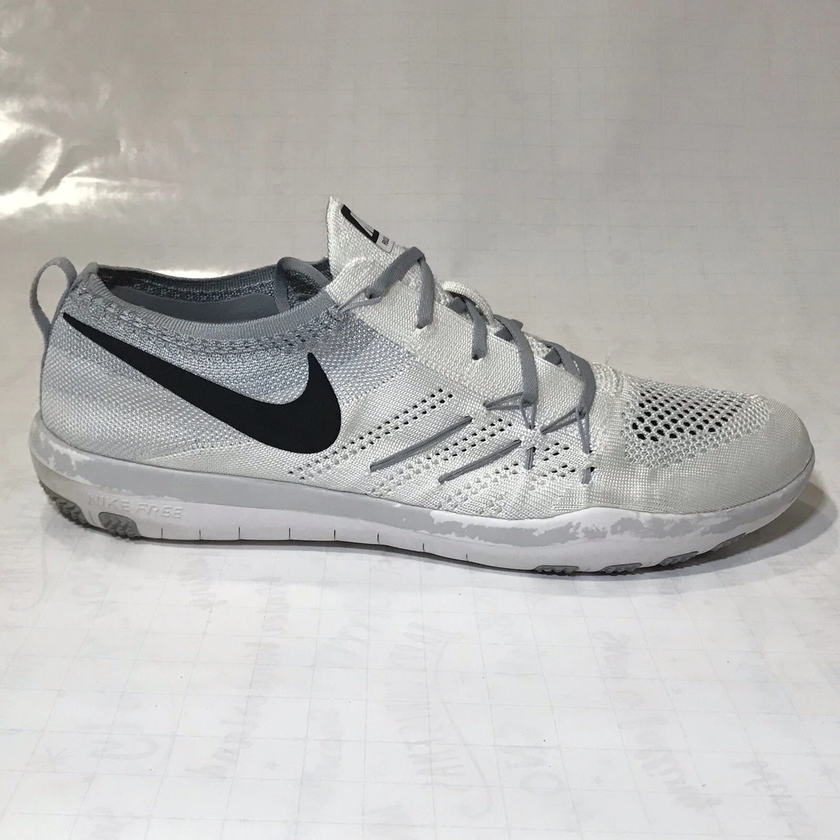 Women s Nike Free Tr Focus Flyknit White Training Sneakers Size 12