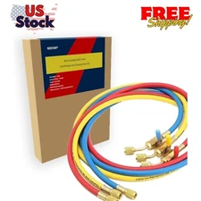 29985 Plus II 1/4" HVAC Hose with Compact Ball Valve, Low Loss, Refrigerant C...