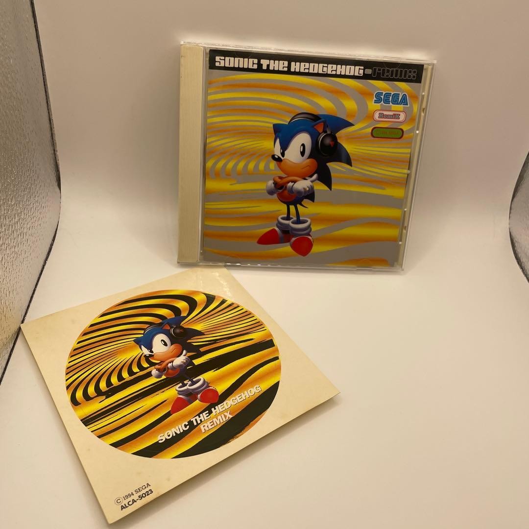 Sega Sonic the Hedgehog Remix CD Music Album Authentic Rare