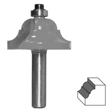 Ø 34,9 HM Profilfräser Schaft 8 mm Oberfräser R 5,6 mm Profilmesserkopf Holz