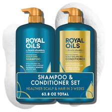 Head Shoulders Royal Oils Anti-Dandruff Shampoo and Conditioner Twin Pack, 1