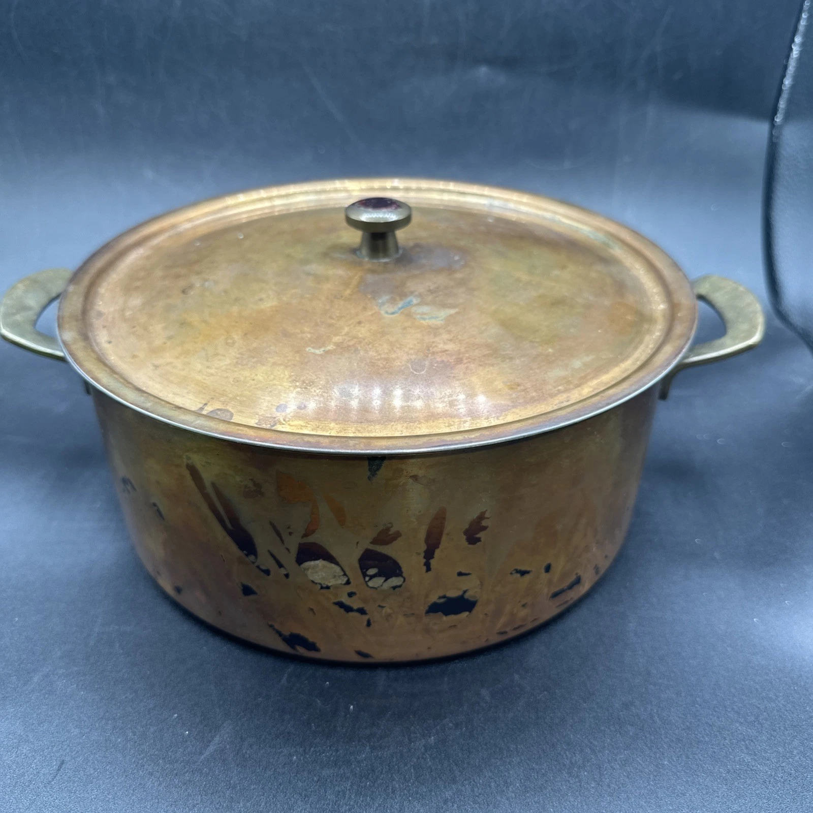 Culinox Spring Switzerland Sauce Pan With Lid Copper Pot #75