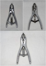 Lot Of 3 Vintage Elastrator Castration Docking Tool Aluminum Pliers Made In USA