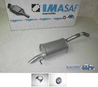 Imasaf ESD Auspuff Endtopf für Opel Vivaro + Renault Trafic, EndschalldäMpfer