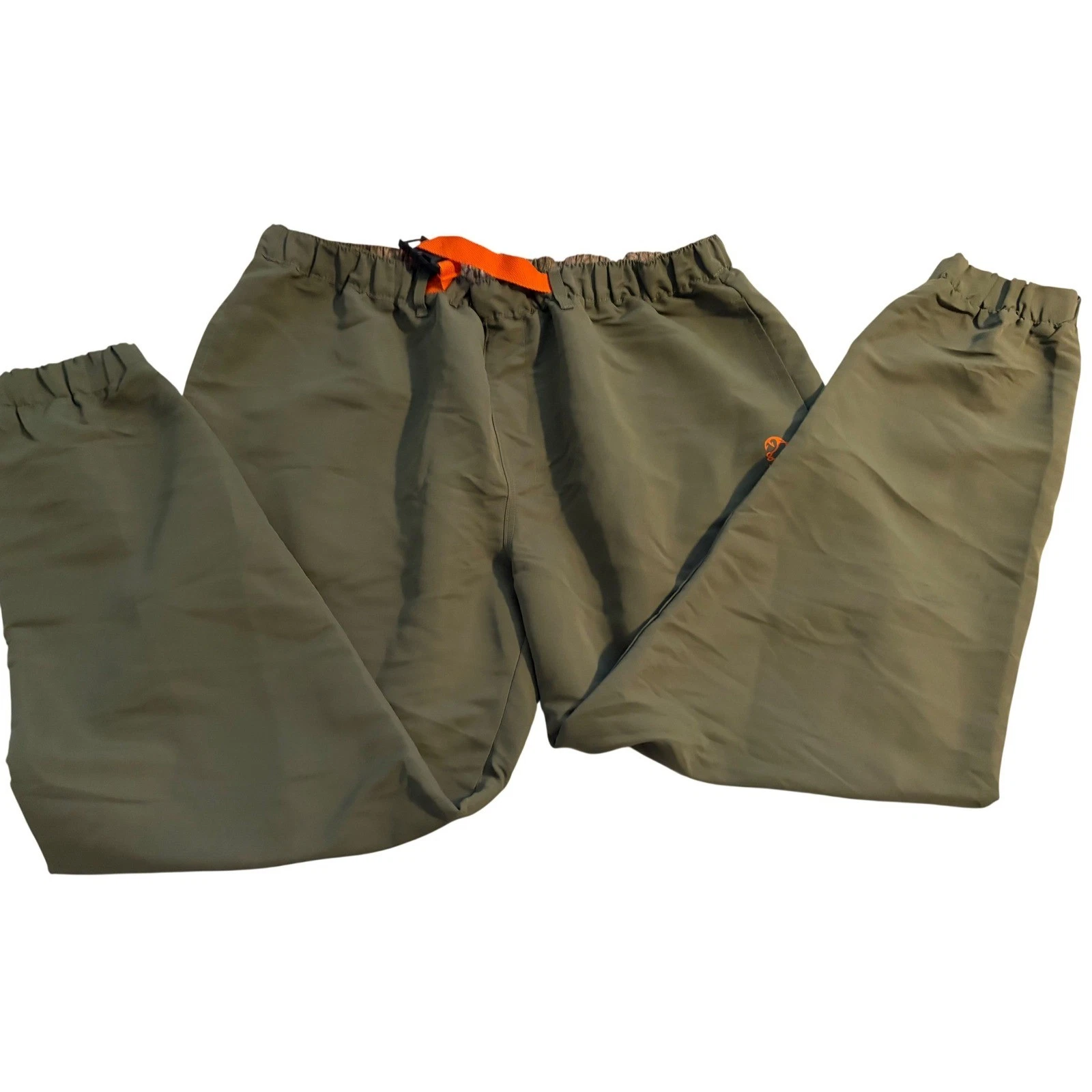 Realtree Fishing Cargo Joggers Gorpcore Olive Green Integrated Belt XL
