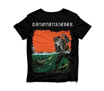 HOT! Kanonenfieber Band Black Cotton Shirt Full size S-5XL CL21