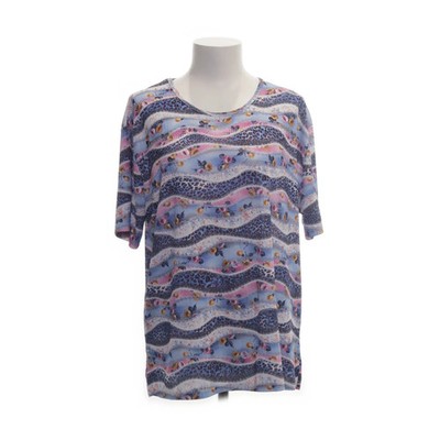 Elegance, T-shirt, Größe: XL, Blau/Pink/Mehrfarbig, Paisley, Damen #gWm