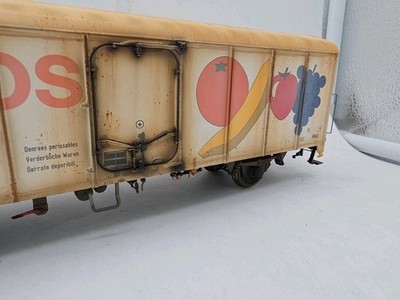 Brawa 37212 Kühlwagen UIC Standard 1 ''Migros'' FS Spur 0 1/43