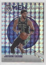 2020-21 Panini Mosaic Men of Mastery Mosaic Prizm Jayson Tatum #13 2u3