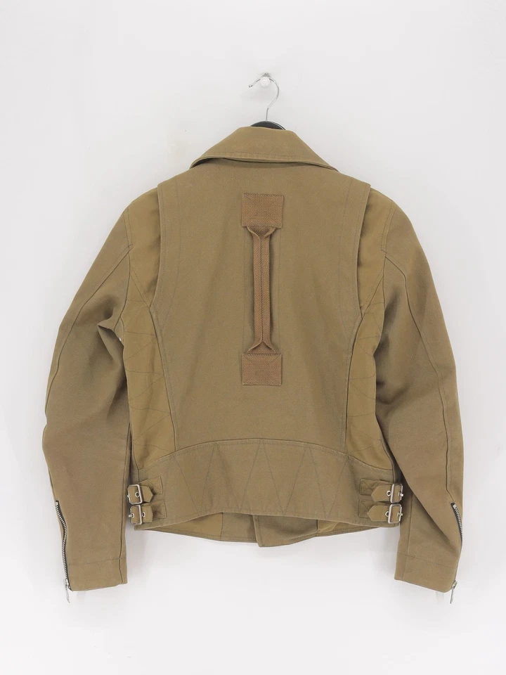 Diesel Women's Jacket L Green 100% Cotton Overcoat - Image 2 of 4