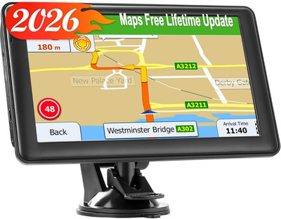 GPS Navigator for Car Truck, GPS Commercial Drivers 2026 Trucker GPS for Semi ..