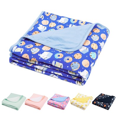 Supersoft Baby Blankets for Girls Boys, Rayon Made from Bamboo Baby Quilt - B...