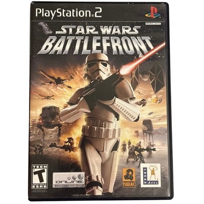 Star Wars Battlefront PlayStation 2 Lucas Arts 2004 y2k retro video game