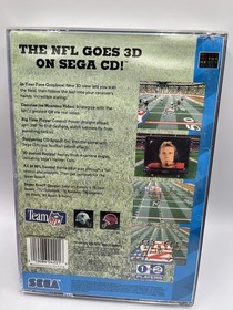 JOE MONTANA'S FOOTBALL (Sega CD) Kansas City Chiefs NFL game Complete 
