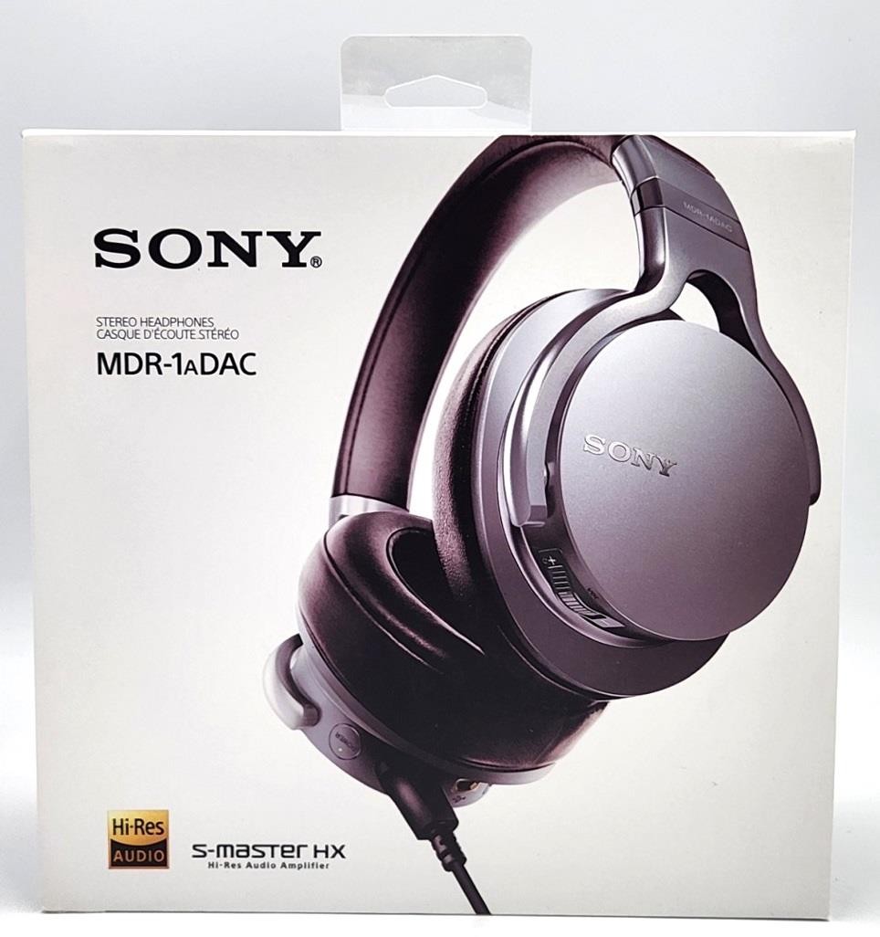 Sony MDR-1ADAC Hi-Res USB Stereo Headphones with S-Master HX