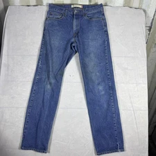 Levi's 550 Men's Straight Jeans Blue Denim Relaxed Fit Medium Wash W32 L34