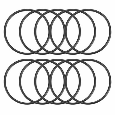10 Pcs 40mm x 2mm Flexible   Rubber O Ring Seal Black KD #nm