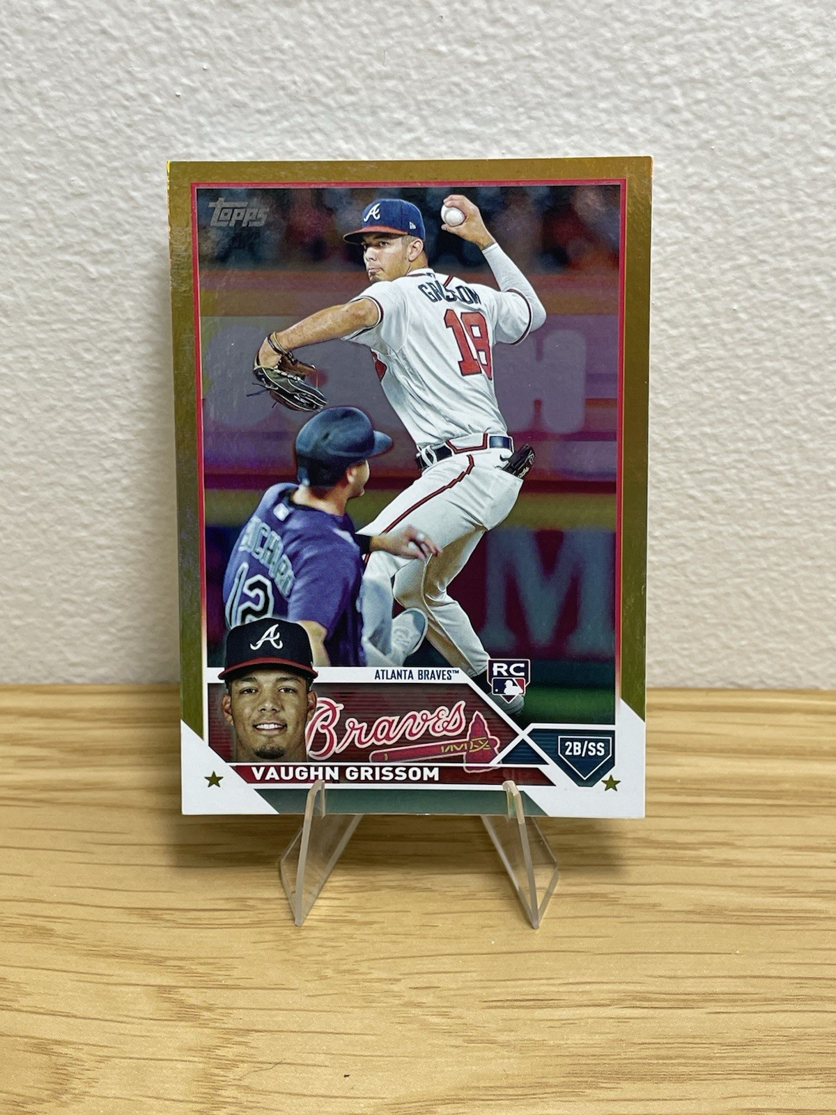 2023 Topps Series 1 - Vaughn Grissom #275 Gold Foil (RC)
