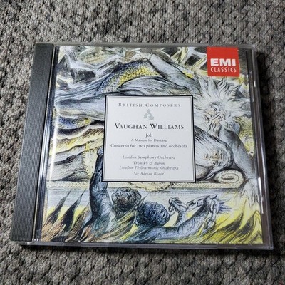 Vaughan Williams   Job / Concerto for 2 Pianos CD 1999 Classical EMI Classics
