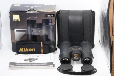 [Mint] Nikon Monarch 8x30 8.3 Wasserdichtes Fernglas W/ Box Hülle Gurt Aus Japan
