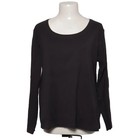Bonprix, Chemise à manches longues, Taille : 48/50, Noir, Coton, Unicolore, Femme #eV8