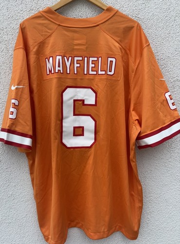 Nike Engineered Tampa Bay Buccaneers Baker Mayfield #6 Creamsicle Jersey 3X NWOT - Picture 2 of 7
