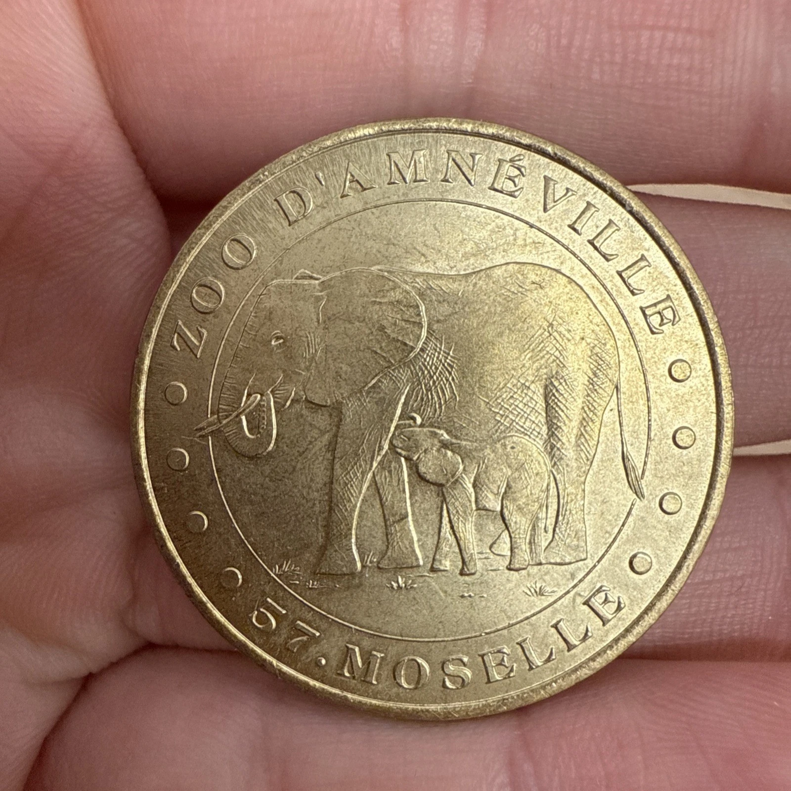 Médaille Officielle Zoo D’Amnéville 57 Moselle Monnaie De Paris 2001 Millenium