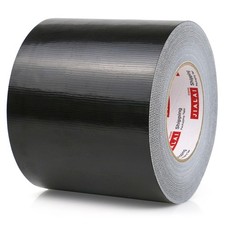 Black Duct Tape, Wide Roll, Industrial Grade 5 inches x 55 Yards 164 ft , 9 ...