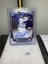 2025 Bowman Draft - Chrome Prospect Autographs JoJo Parker #CPA-JP (AU, RC)