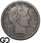 1899 Barber Half Dollar, Semi-Key Date