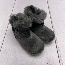 H&M Zapatilla Botín Zapatos Niños Talla 10-11.5 EU 29 Gris Piel Sintética Forrado Acogedor Cálido