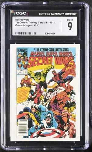 1991 Secret Wars 1st Covers Marvel Comics Presents Card #21 CGC 9 MINT