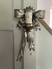 Antique Swag/Bow Wall Light Sconce