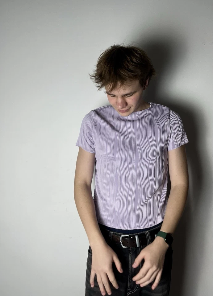 🔥 Camiseta cuadrada vintage de Japón estilo pleats Please Issey Miyake de los 90 Camiseta Y2k Foto 2 de 4