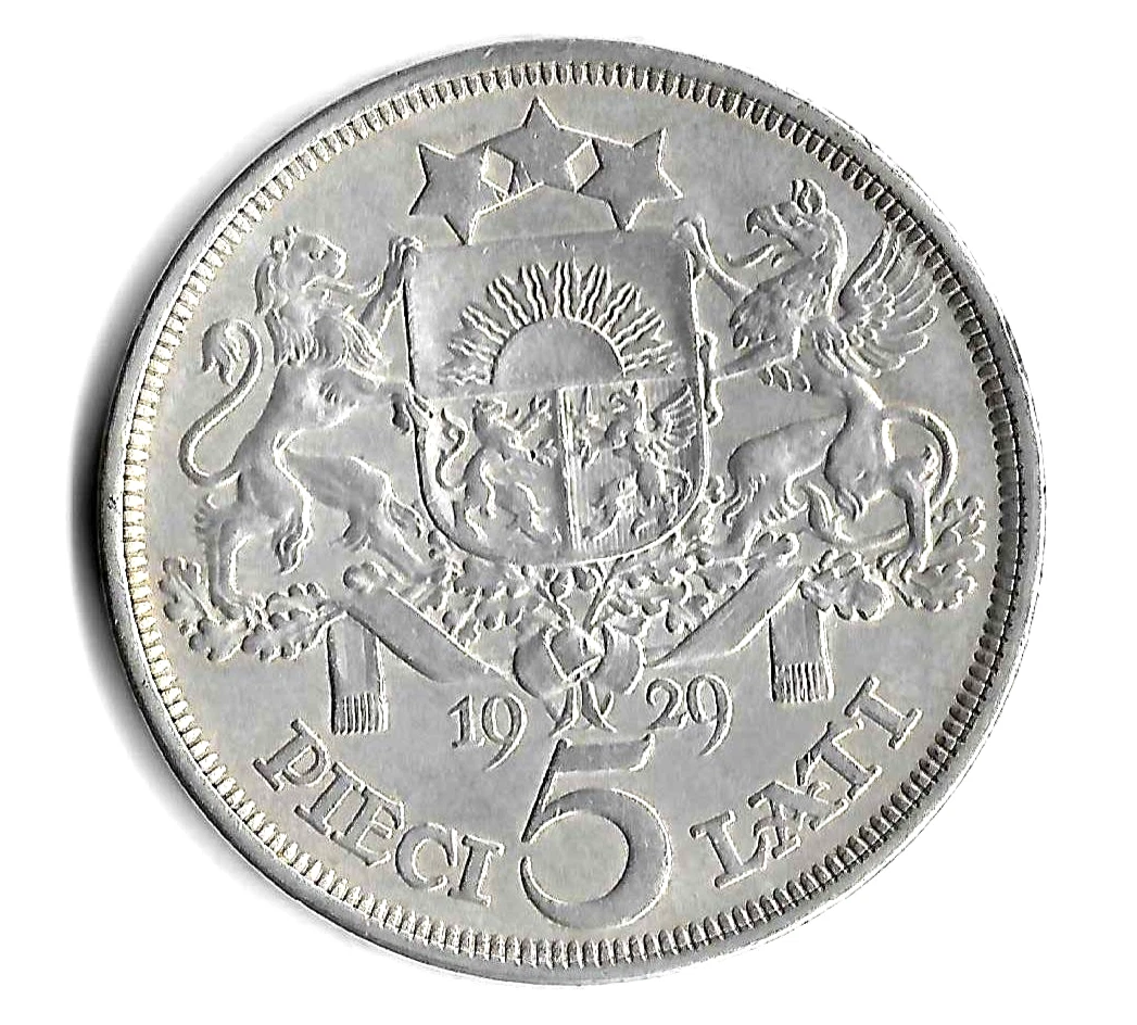 Silver 1929 Year Estonian, Latvian & Lithuanian Coins for sale | eBay