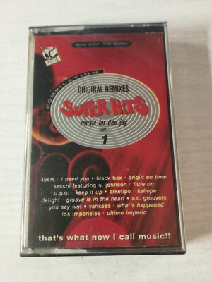 Super Hits Music For Dee Jay Remixes Techno - Cinta Tape Cassette Nueva